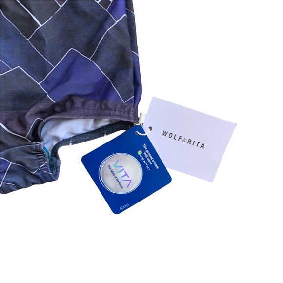 NWT Wolf & Rita Mountain Print Swimsuit Leotard 2T - Picture 4 of 7